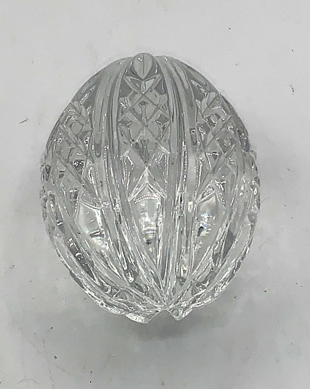 1999 Waterford Crystal EGG Paperweight No Base 3 1/4″
