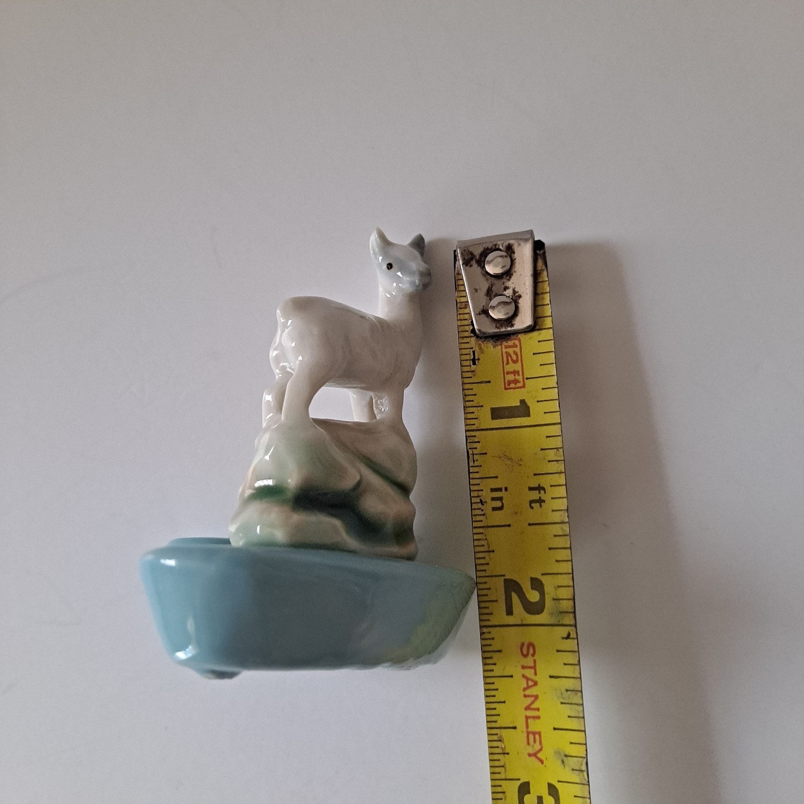 Wade Whimsies Llama Zoo Lights Pale Blue Candle Holder 1957-1960