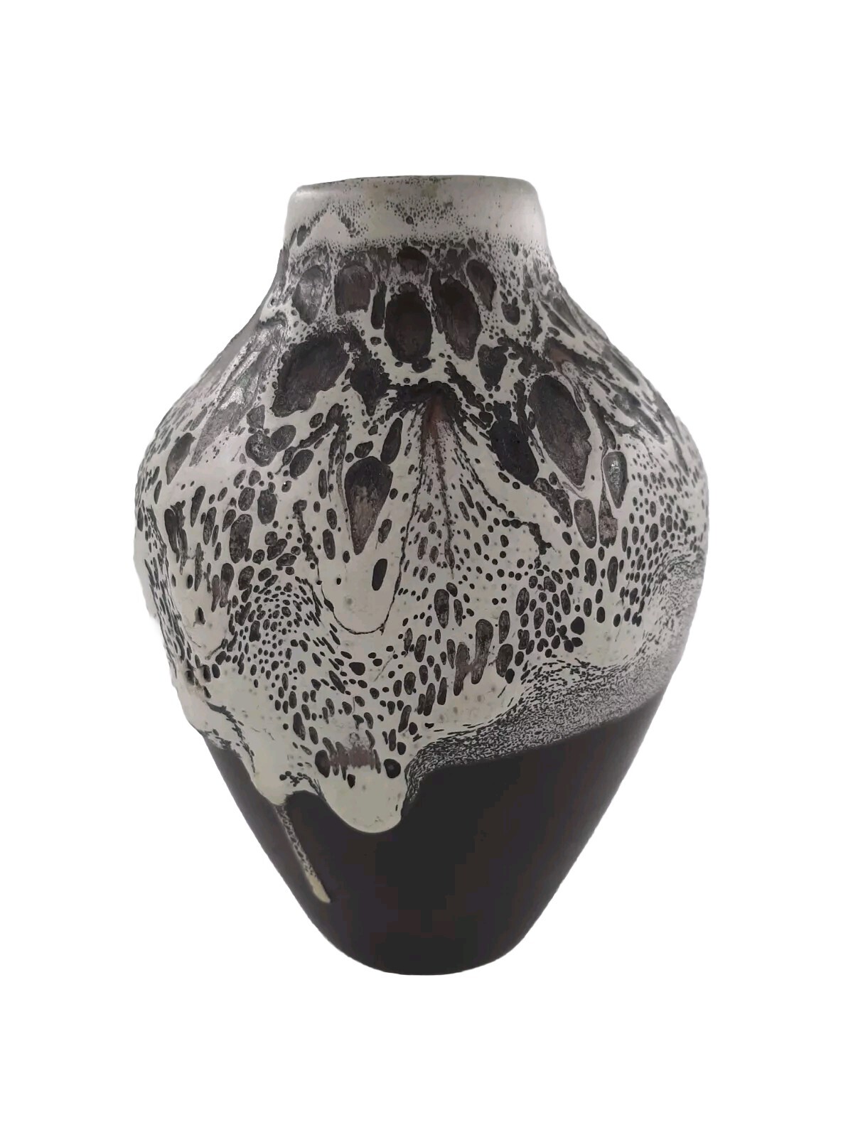Silberdistel Vintage Fat Lava Ceramic Vase, 25 cm, 1960s