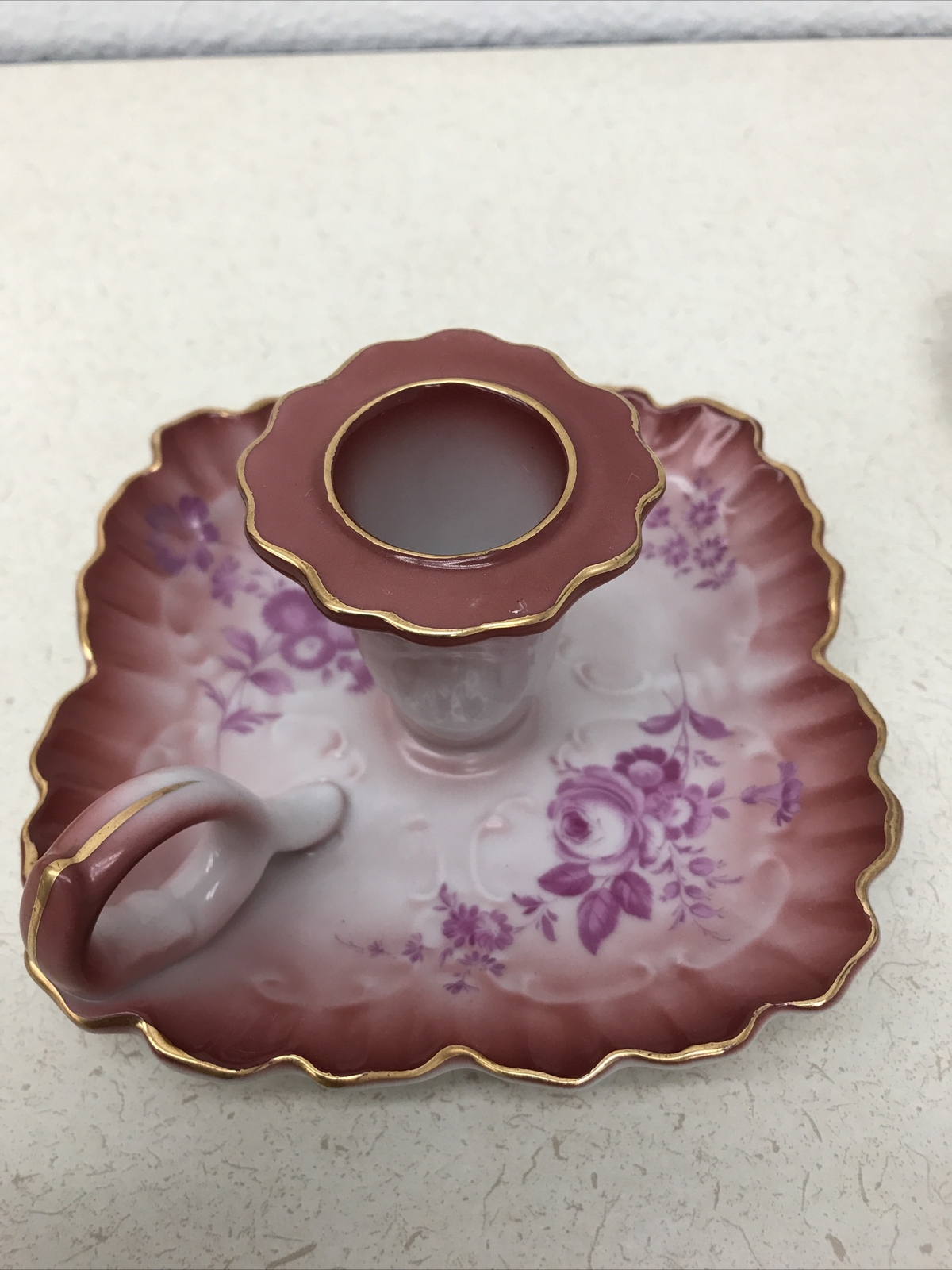 Vintage Candle stick holder candlestick RS Reinhold Schlegelmilch 1960’s