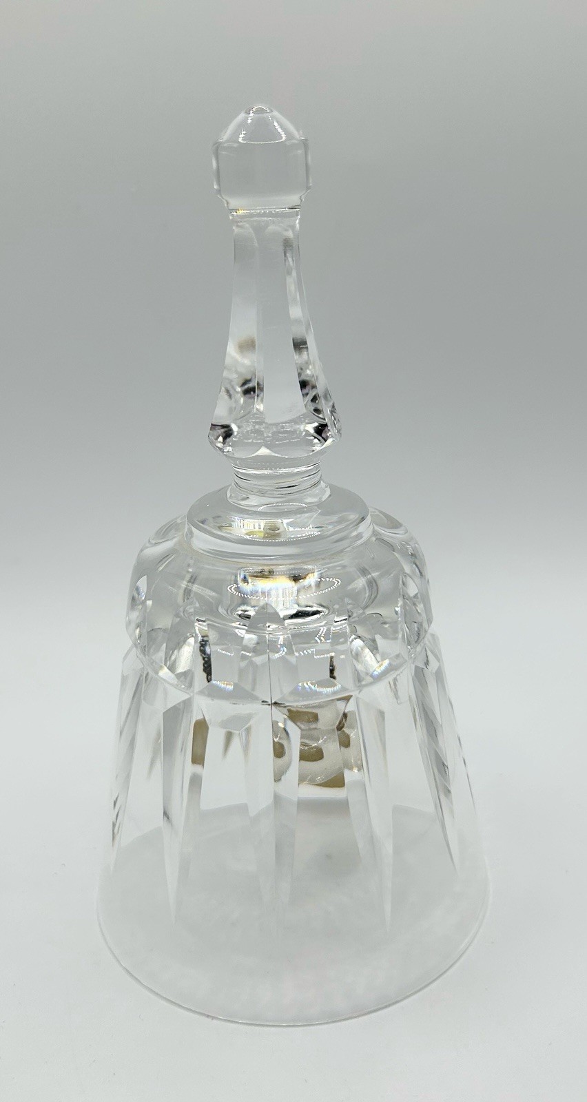 Atlantis Full Lead Crystal Bell Hand Blown Crisal Portugal (z693)