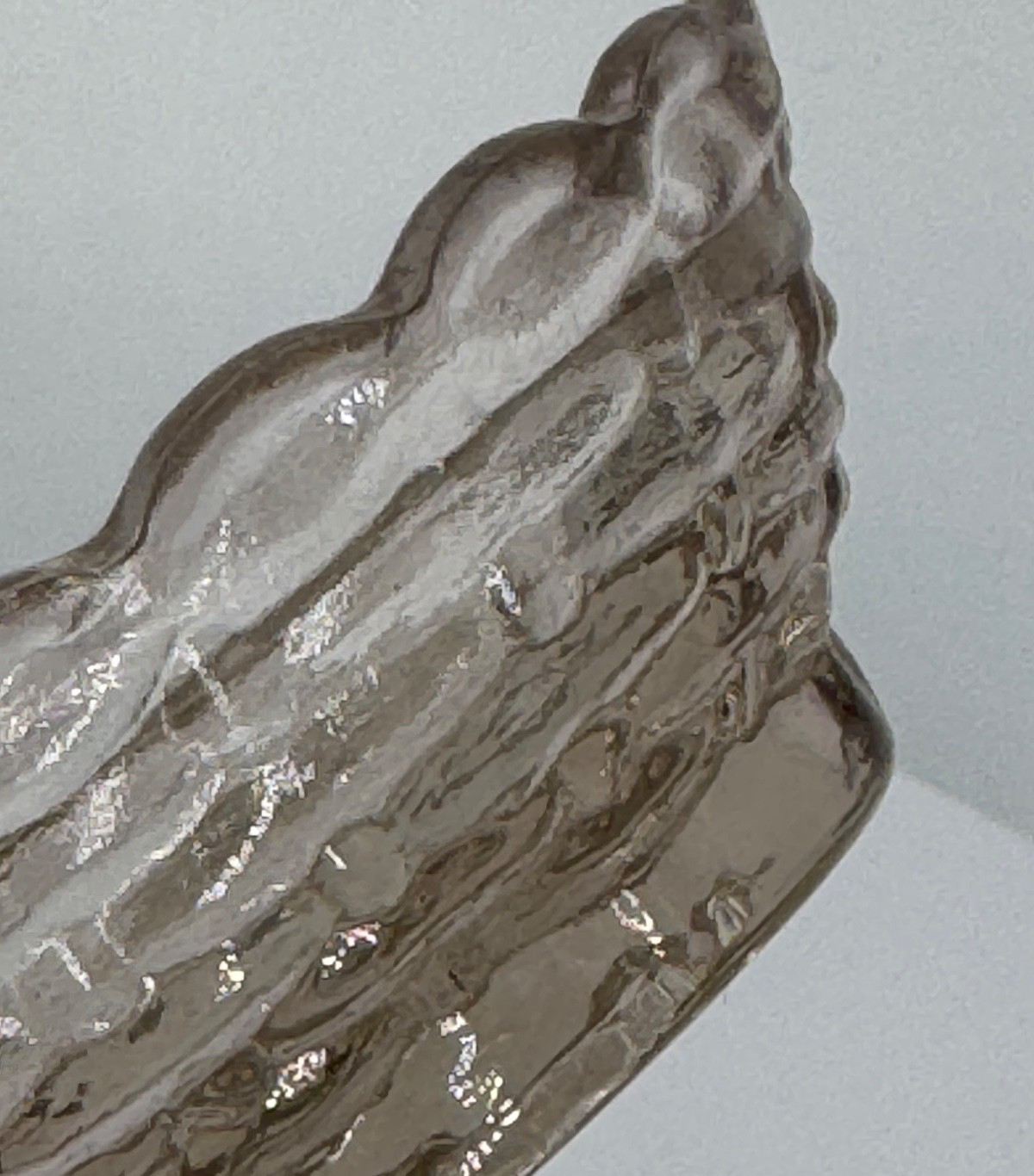 1984 Boyd Glass OOPS Hen On Nest Covered Salt Cellar Mini Dish Dusty – Pink