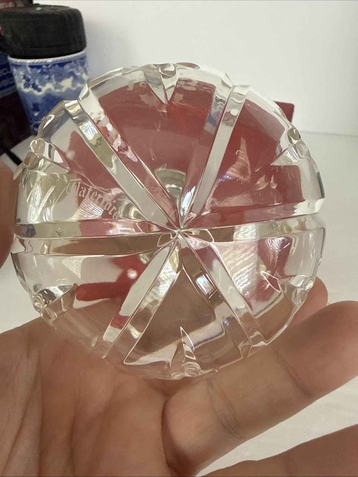 Waterford Crystal 1995 4th Edition Ball Christmas Tree Ornament NIB