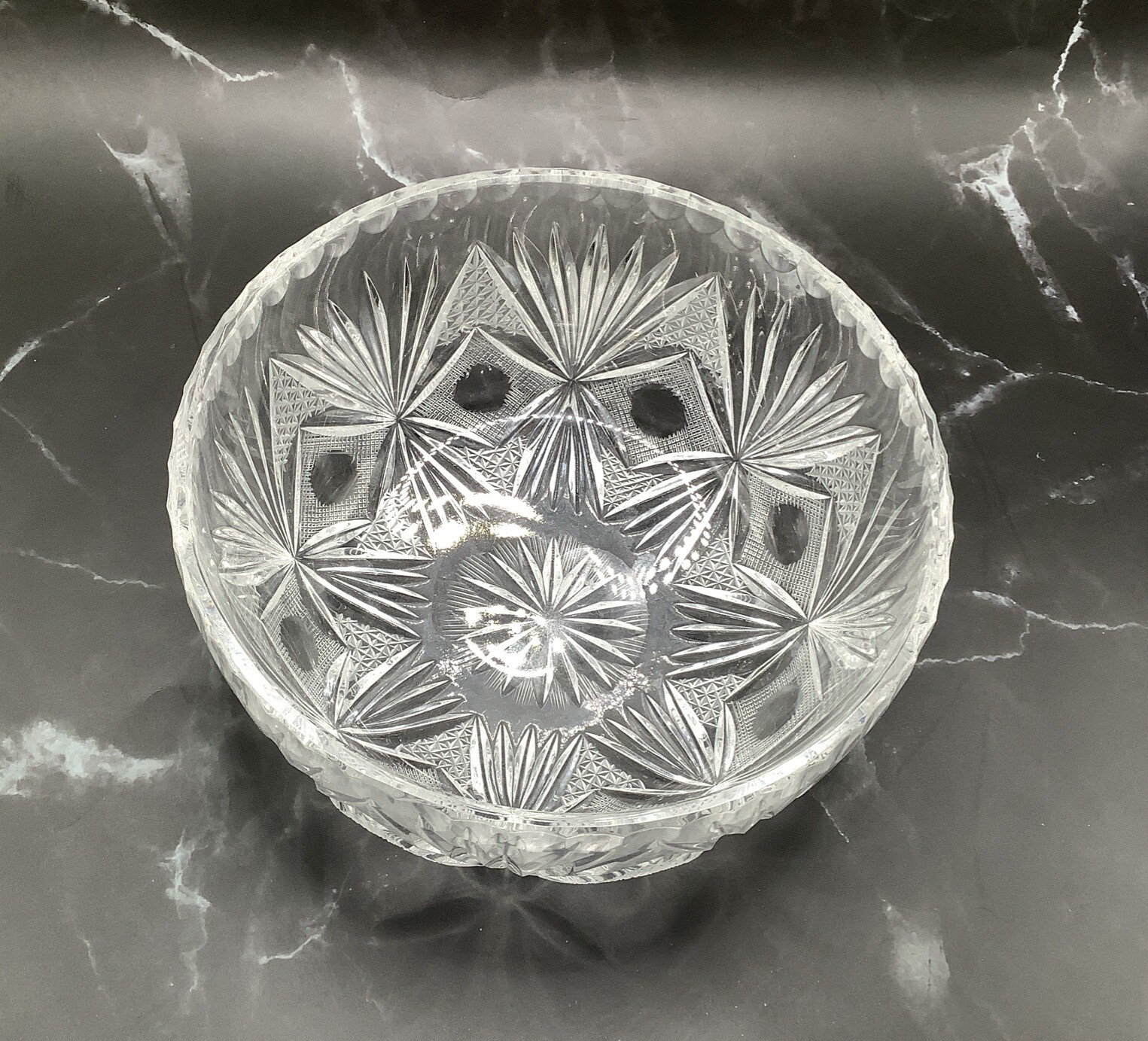EDINBURGH Crystal – EMBASSY Cut – Finger Bowl Glass Vintage Estate Find