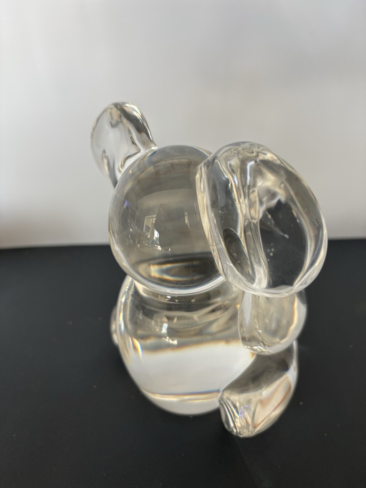 Vintage 6” X5 Steuben Art Glass Sculptured Koala Bear By Lloyd Atkins