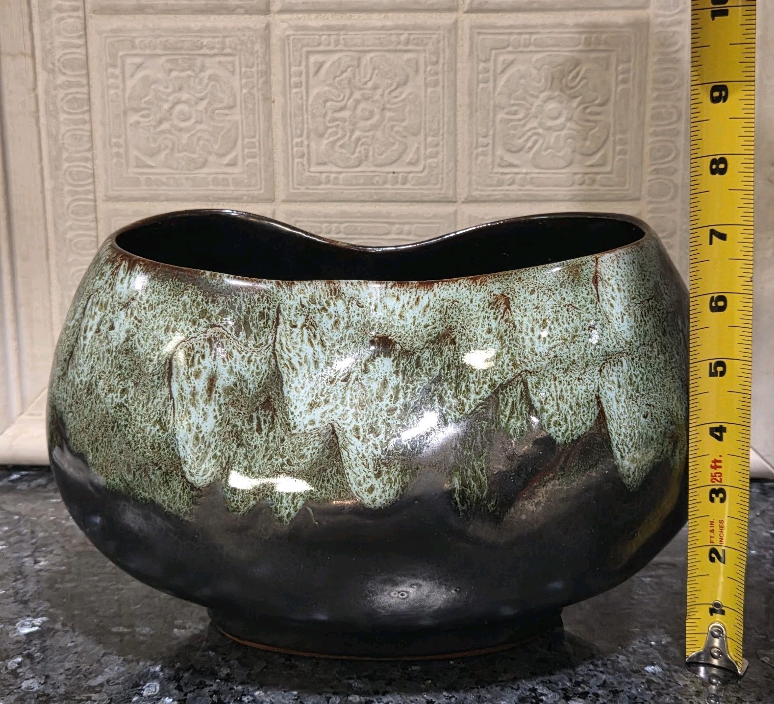 Vintage~KROYWEN Art Pottery, Vase Or Vessel~New York~Stunning~Sheldon Gants