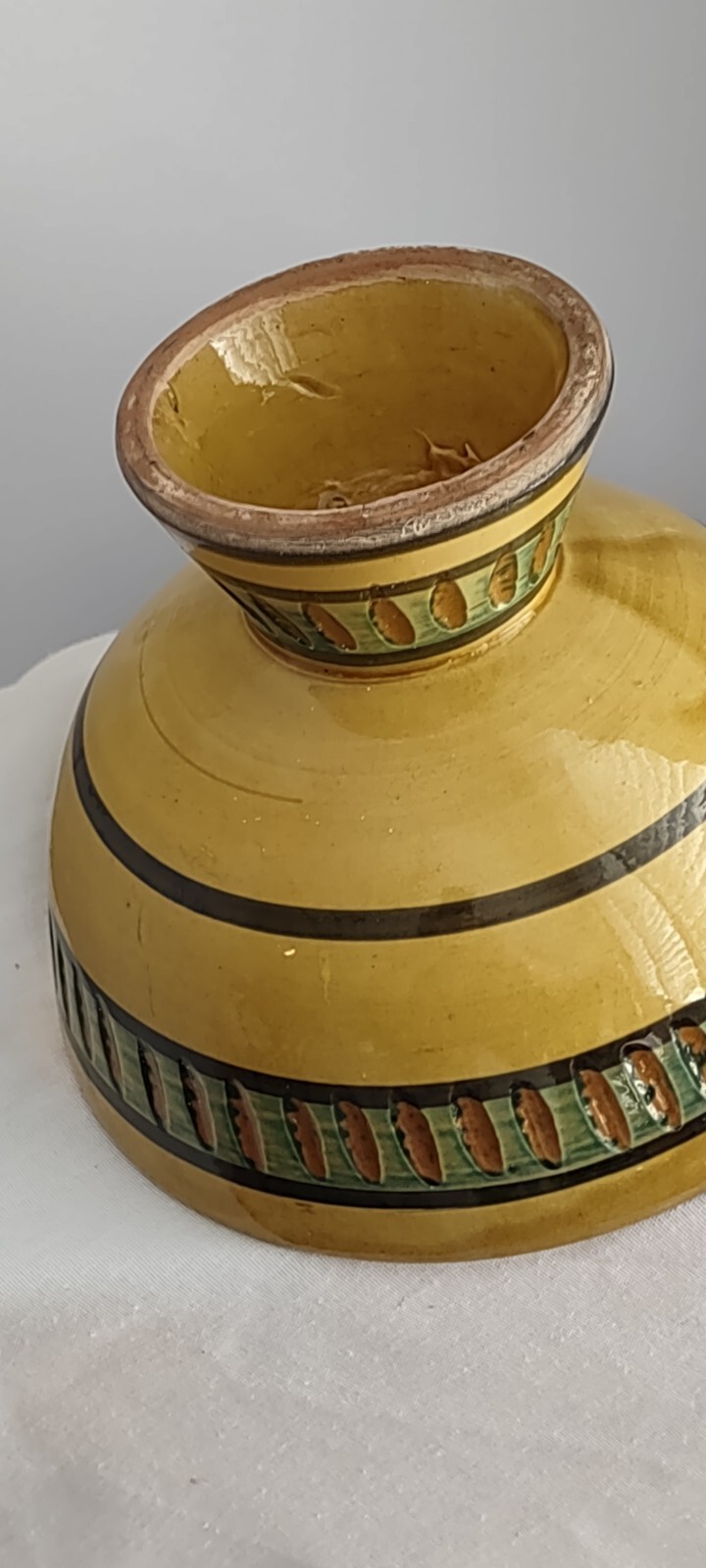 Mid 20th Century Modern Pottery Vase Planter Bowl