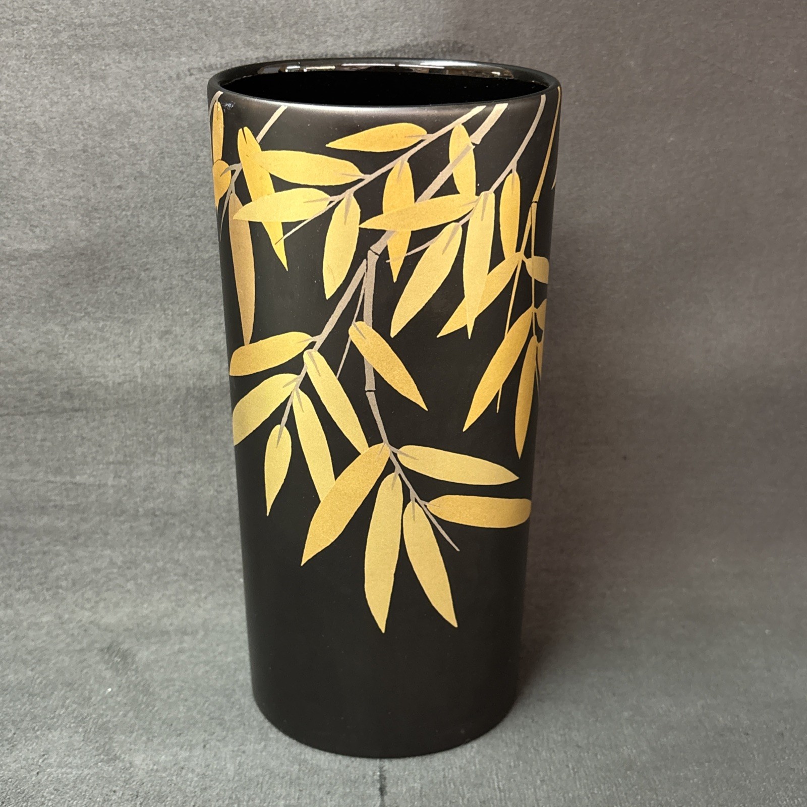 ROSENTHAL STUDIO LINE Germany Bamboo & Gold Vase-Gisela Muller-Behrendt – EXC