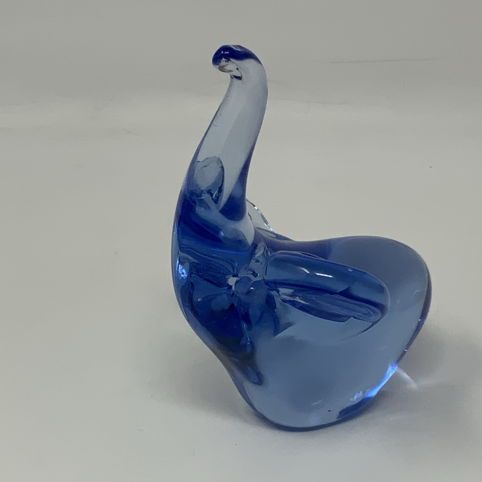 Lot Of 5 United States Commemorative Fine Arts Gallery Blue Glass Figurine