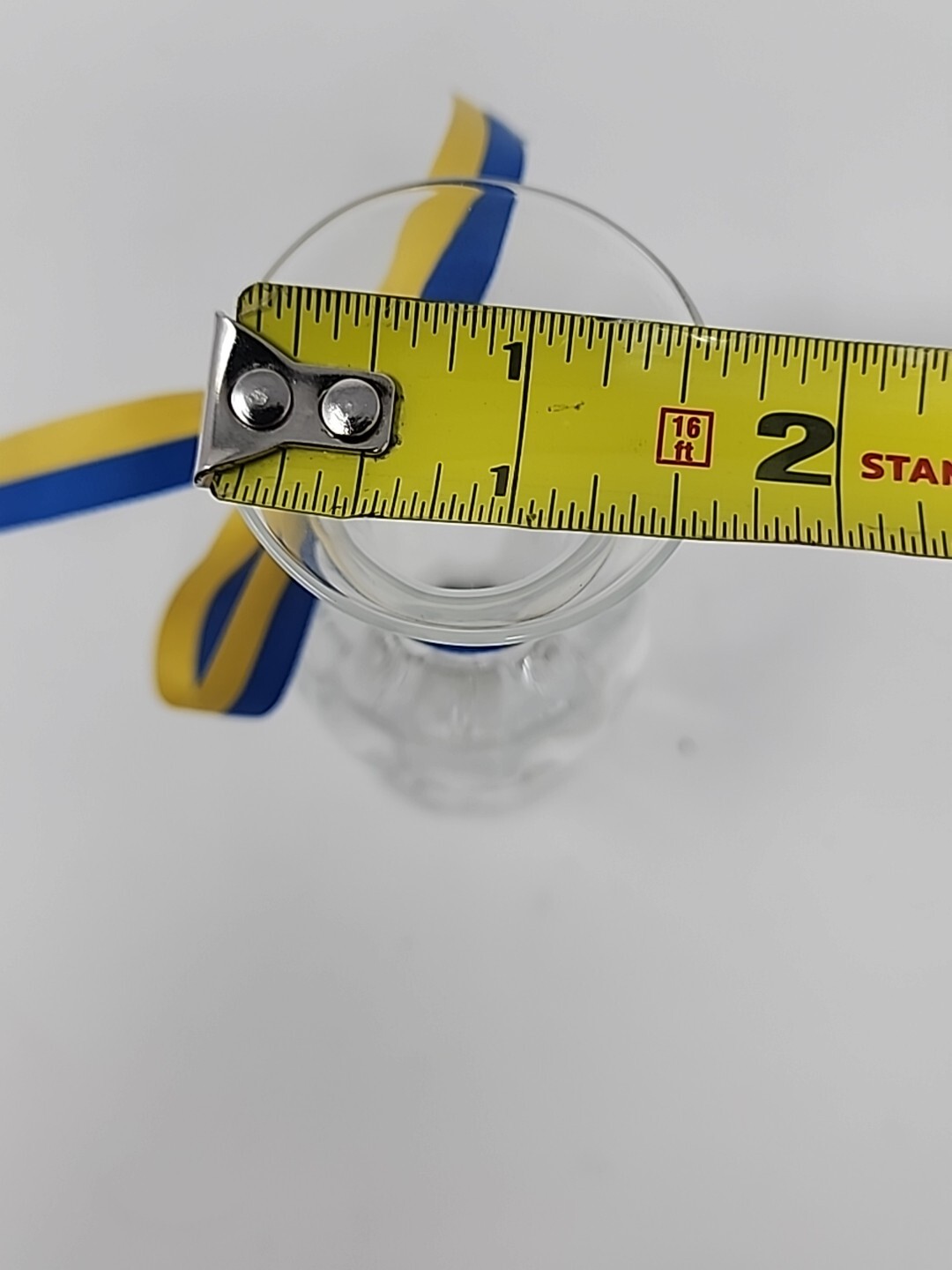 Lindshammar Sweden Clear Glass Bud Vase Vas Bellis