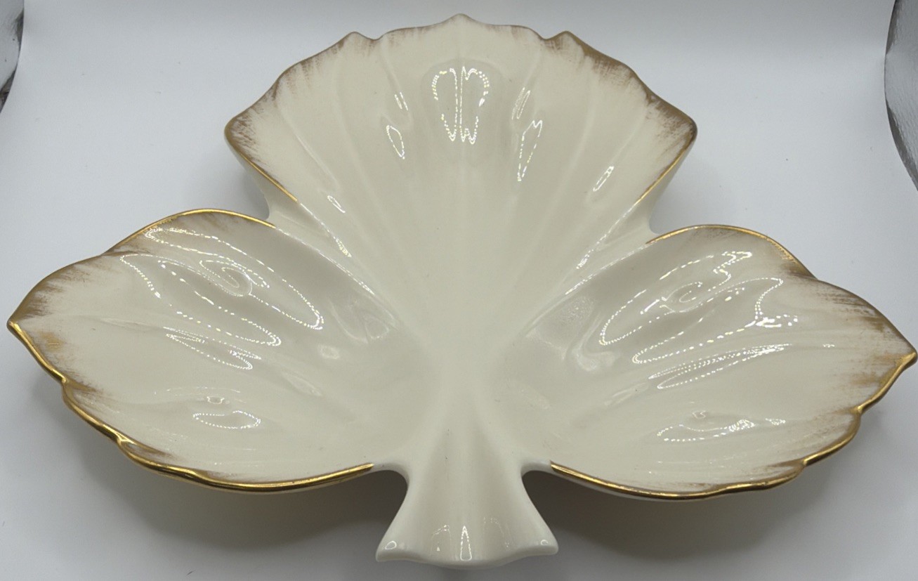 Lenox Sylvan Collection Leaf Shape Candy Dish Trinket Dish Ash Tray Table Decor