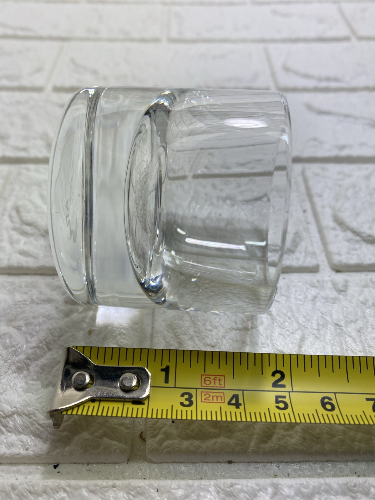 Vintage Adam JABLONSKI Art Glass Egg Shaped Paperweight Poland W/Atlantis Stand