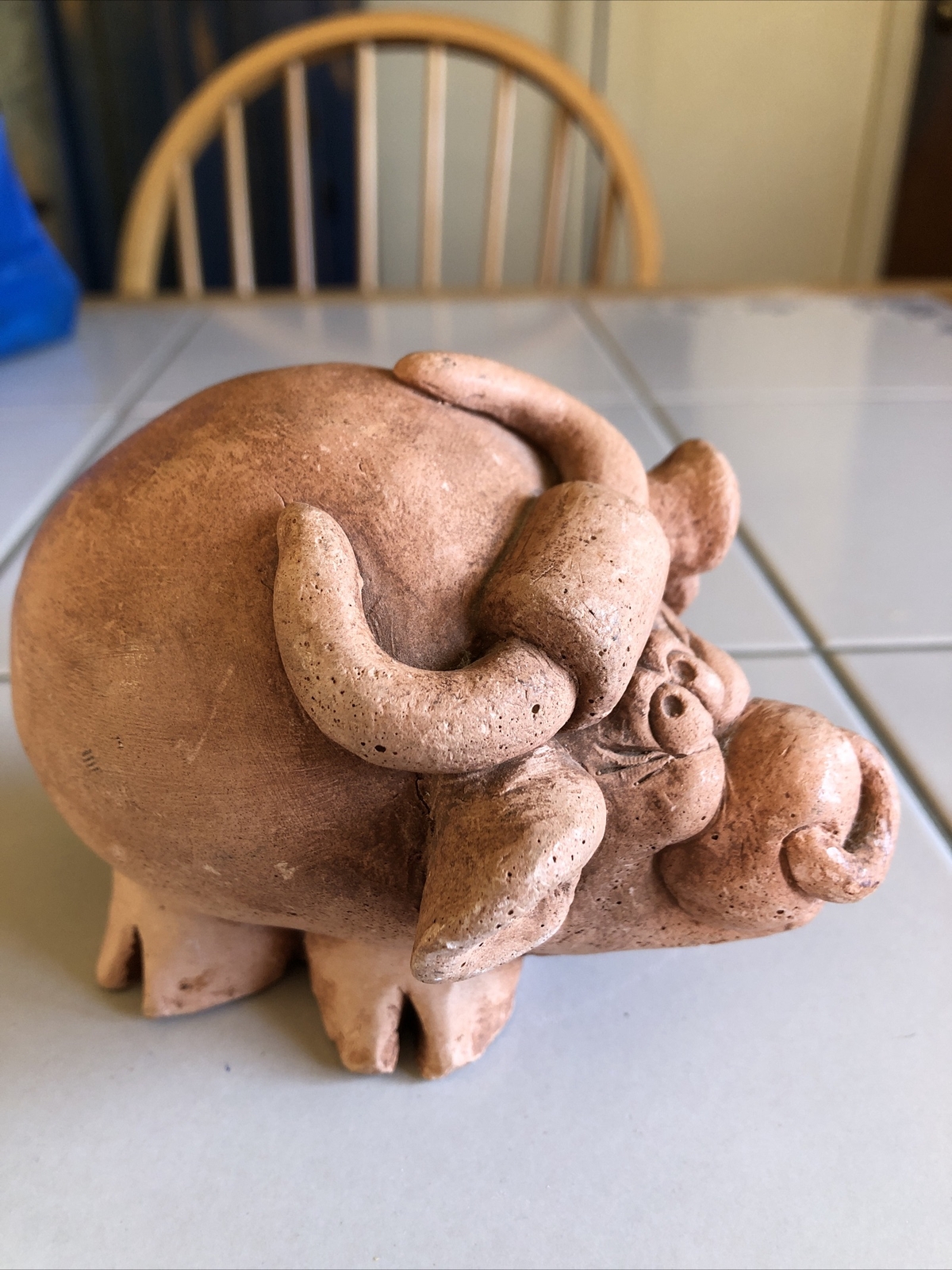 Vintage Kersten Brothers 1973 Terra Cotta Boar Ex