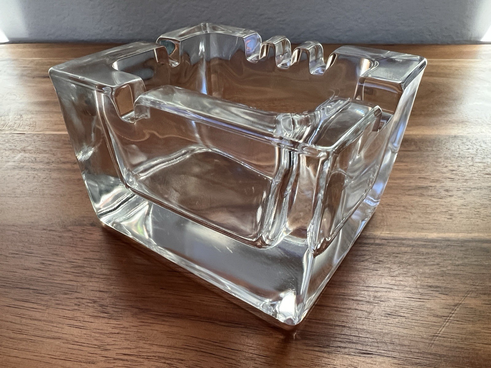 Vintage Nuutajarvi / Arabia Art Glass Ashtray “The Cigaro” by Kaj Franck Finland