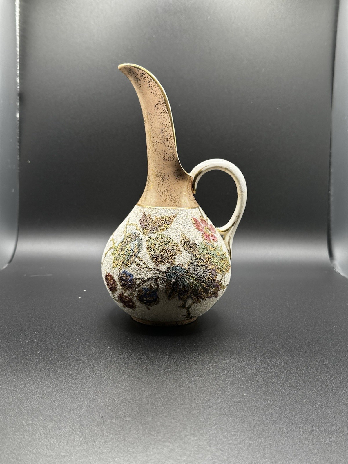 Royal Bonn han Royal Bonn hand-painted faience ewer,