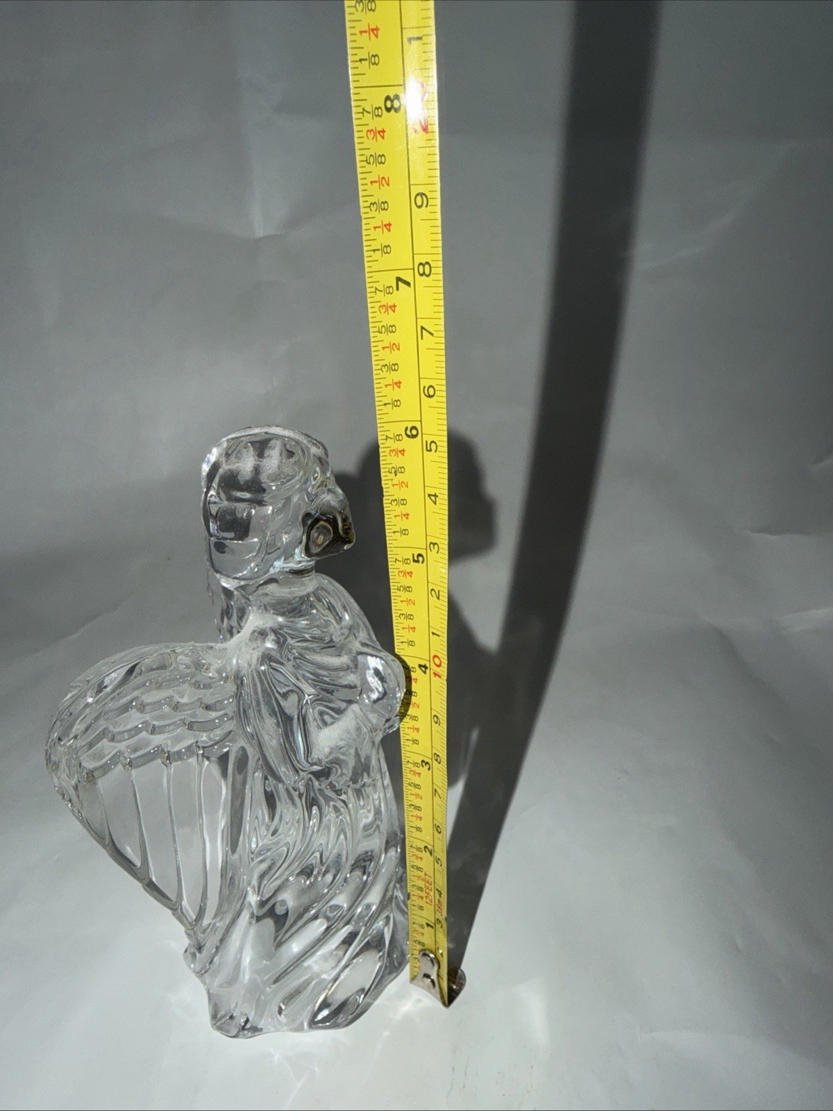WATERFORD CRYSTAL NATIVITY GUARDIAN ANGEL SCULPTURE FIGURINE~IRELAND EUC