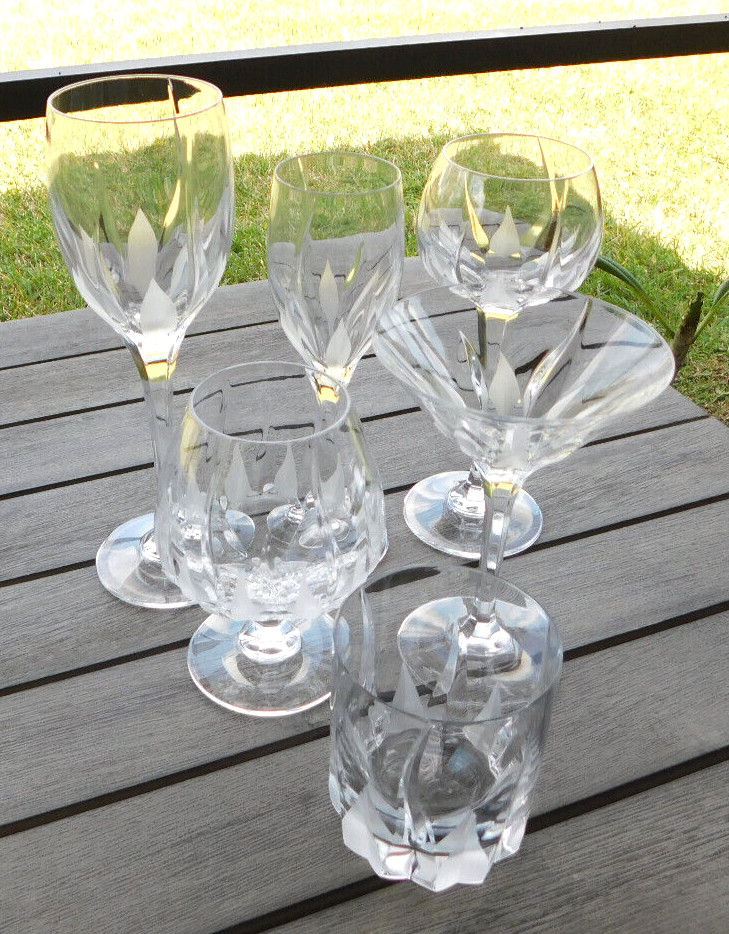 MIKASA FLAME D’AMORE PATTERN ASSORTED GLASSES YOU PICK YOUR GLASS