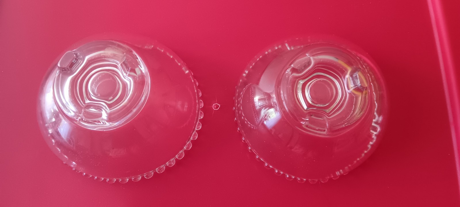 2 Footed OVAL SHAPED Single-Light Candlestick Holders Set of 2