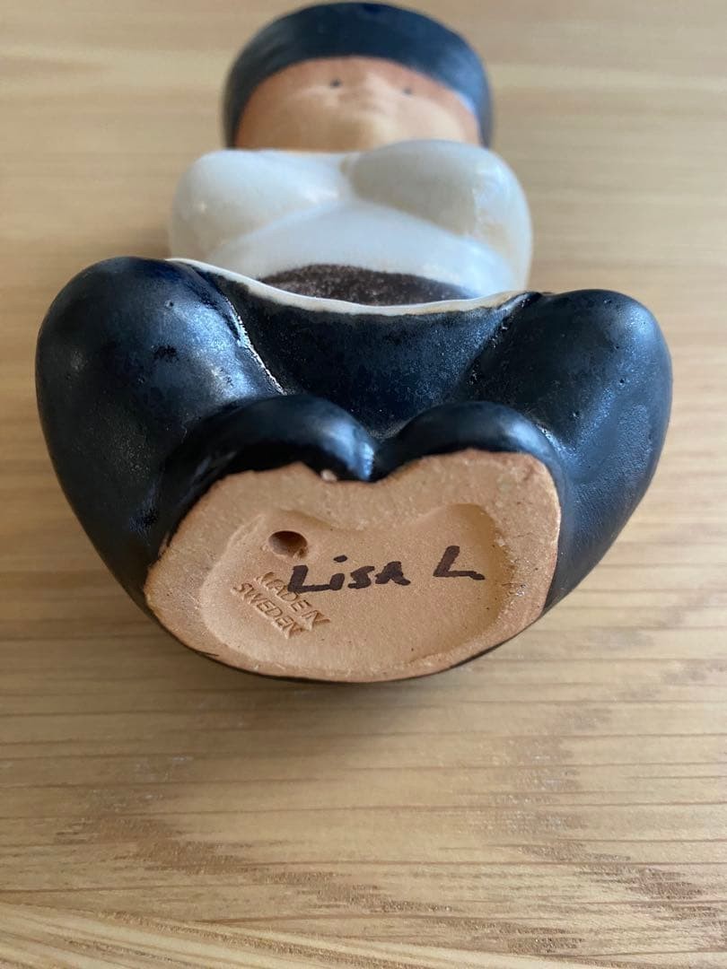 Lisa Larson All World Children Ivan Figurine Sweden Ceramic Sculpture 13cm