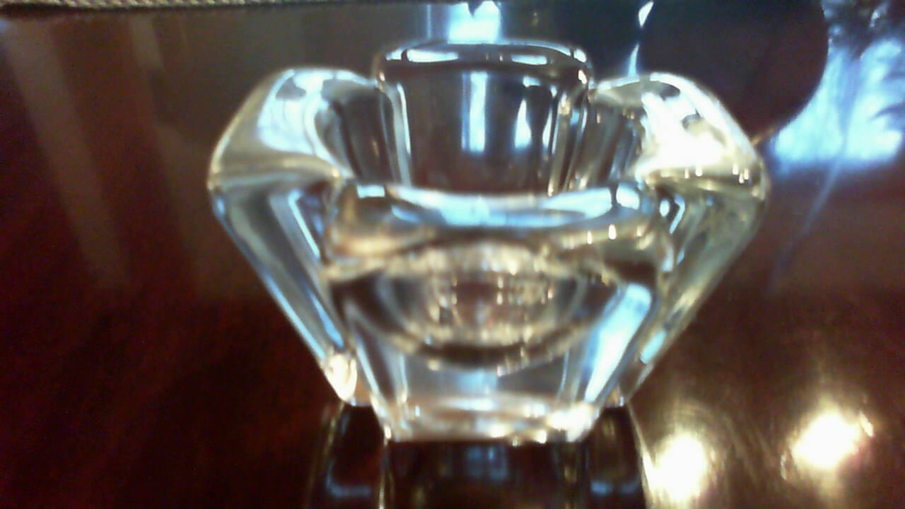 ORREFORS – SWEDEN – CRYSTAL SQUARE ART GLASS 3 3/4″ SMALL BOWL