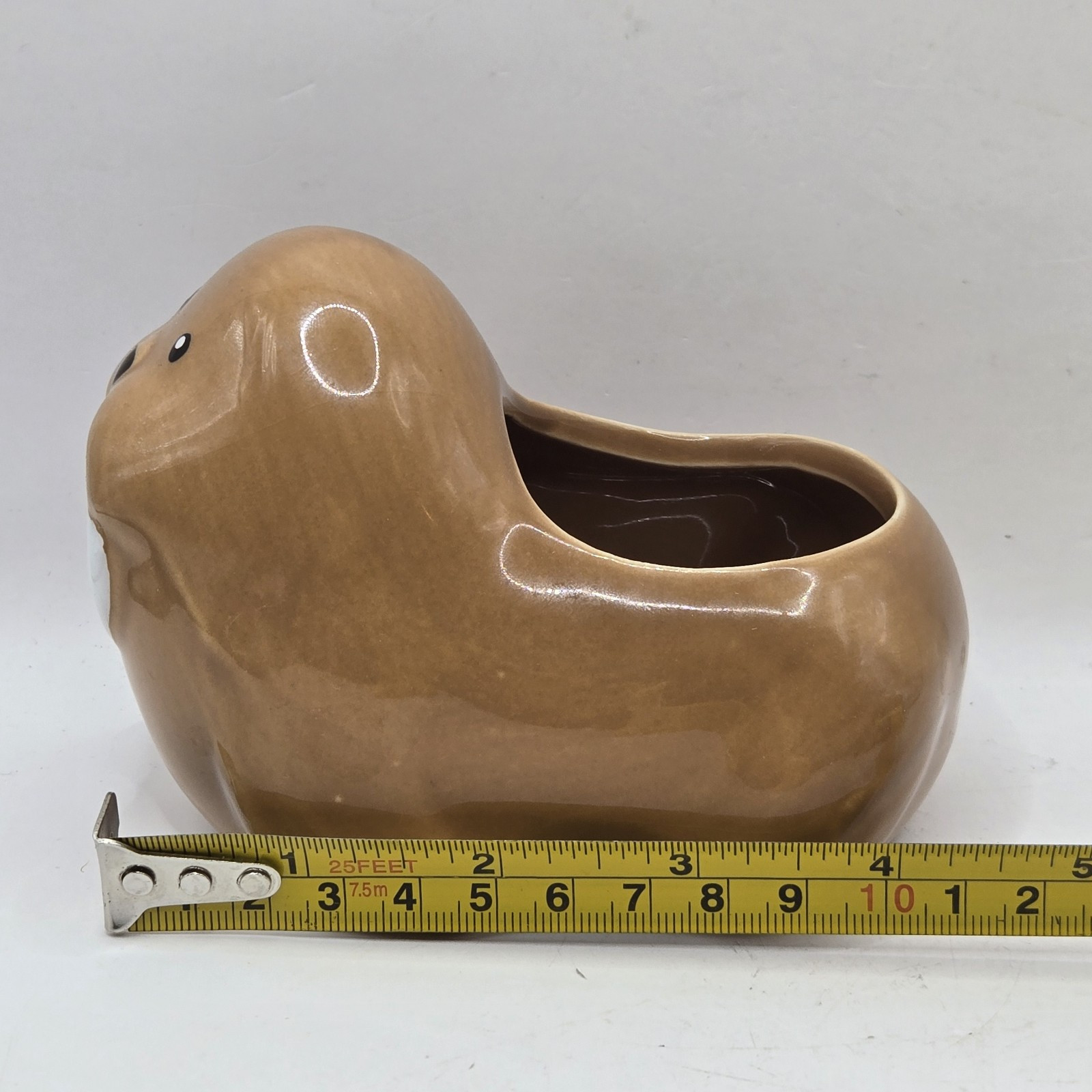 Small Animal Planters set of Two Cute Animals Seal & Jaguar