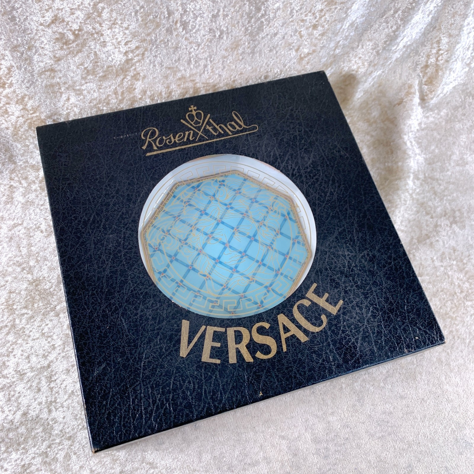 Versace x Rosenthal Russian Dream 24cm Ashtray Porcelain Plate with Box