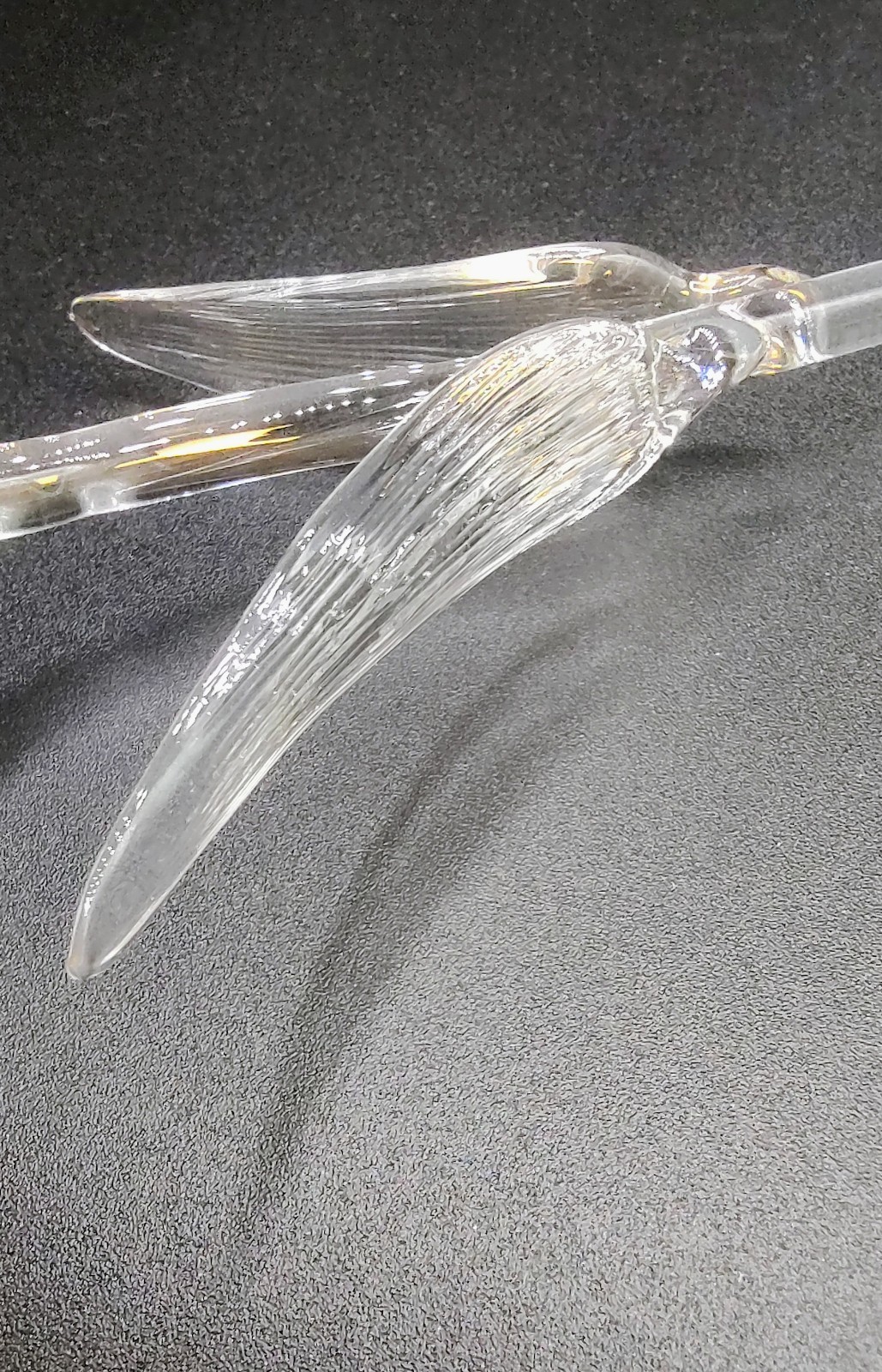 Waterford Crystal Fleurology Clear Lily 14.5″ Long Stem Sculpture Figurine Clear