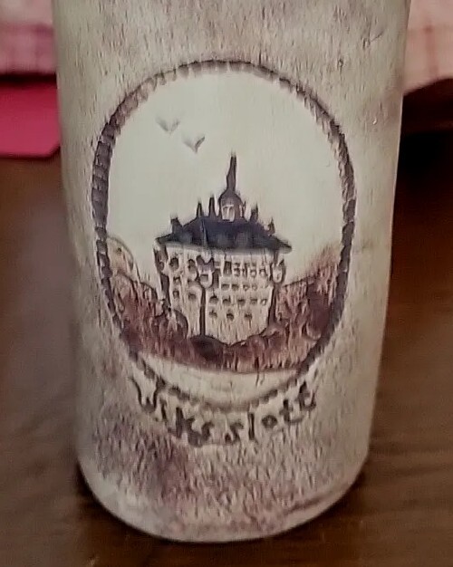 SYLVIA RODIN 4.5″H Pottery VASE Wiks Slott (Vik Castle) Sweden Rare Unique Mint