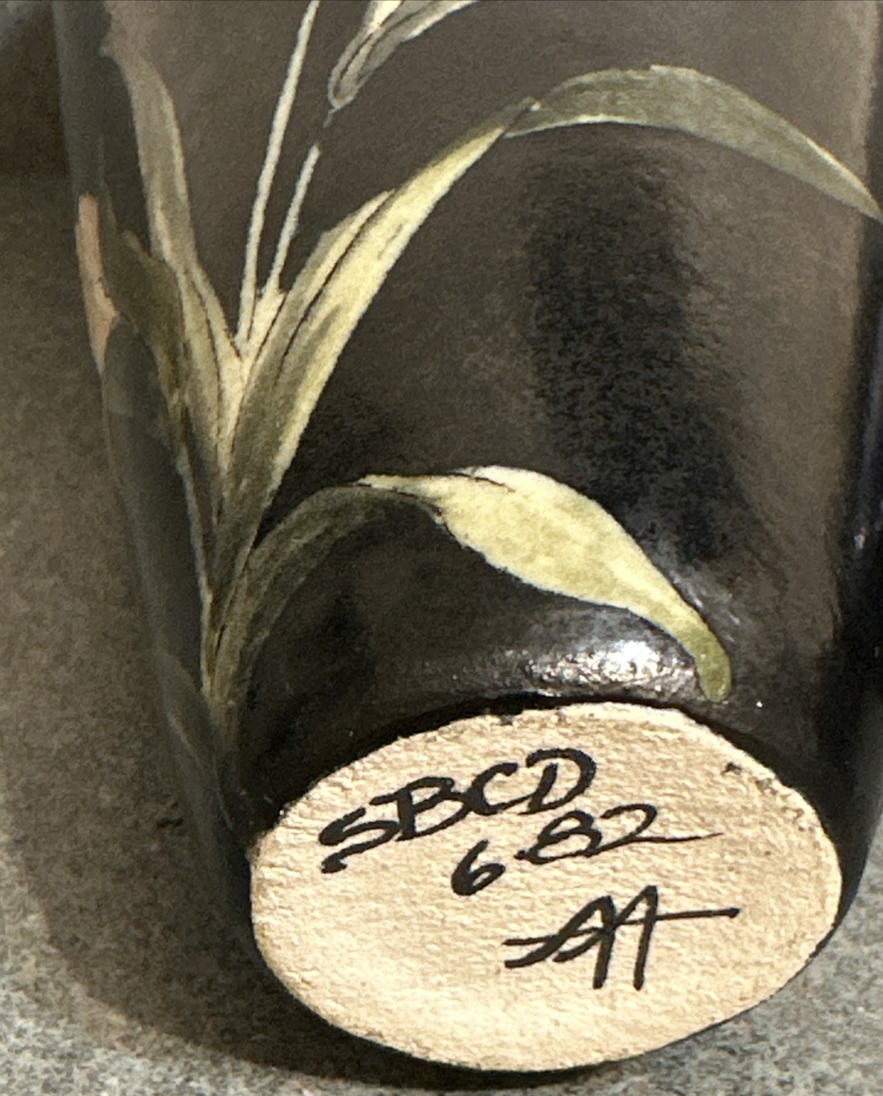 Santa Barbara Ceramic Design SBCD 1982 Pottery Flower Vase Signed AA – Atwill