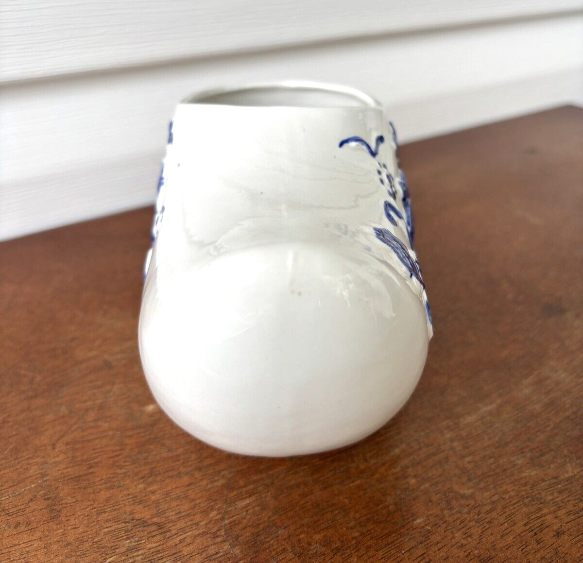 Dutch Shoe Planter Rubens Original, Japan Delft Style Ceramic Shoe Shape Planter