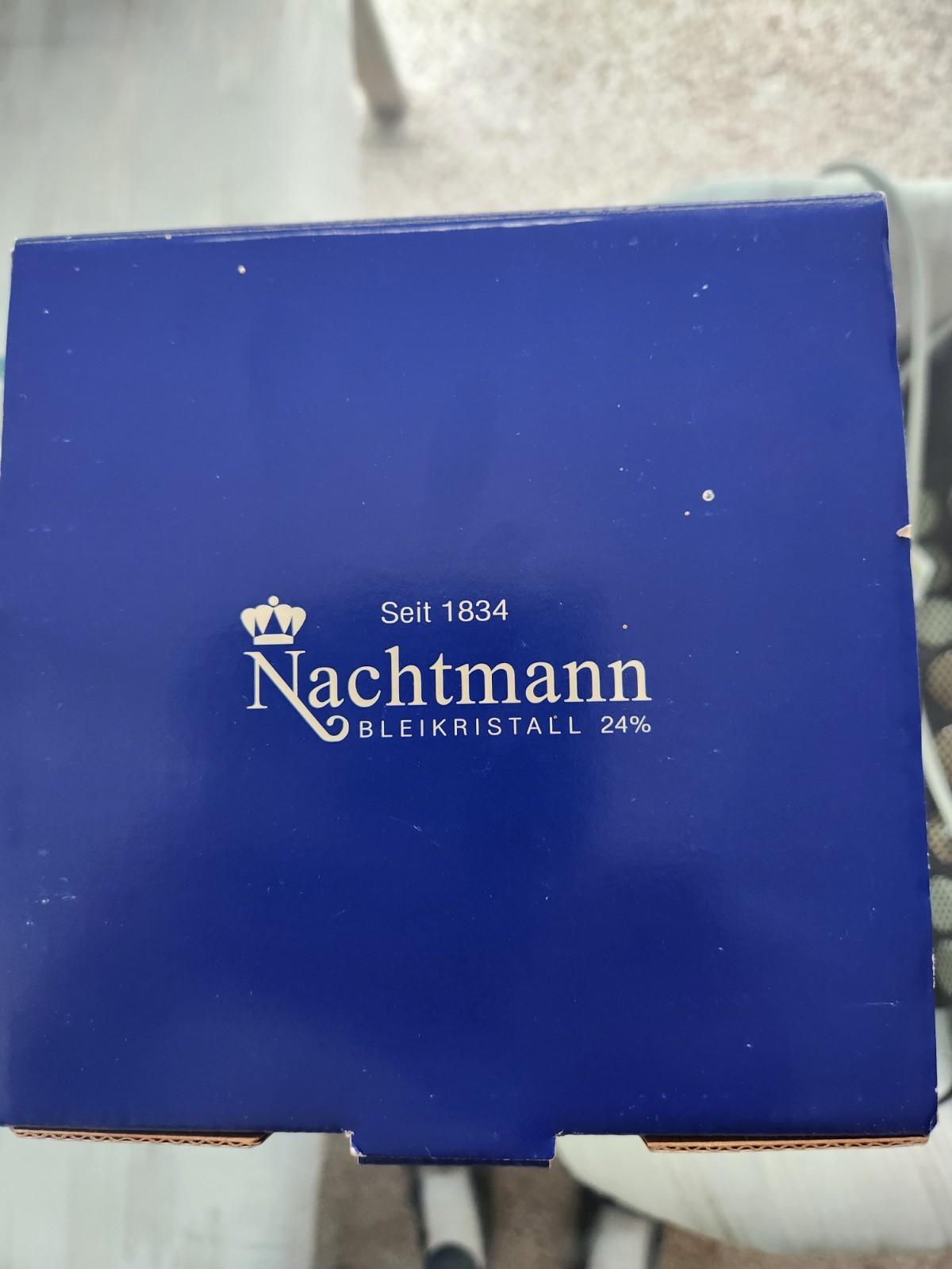 MIB Vintage Nachtmann Bleikristall 24% Lead Crystal Florenz Vase 10″ Germany