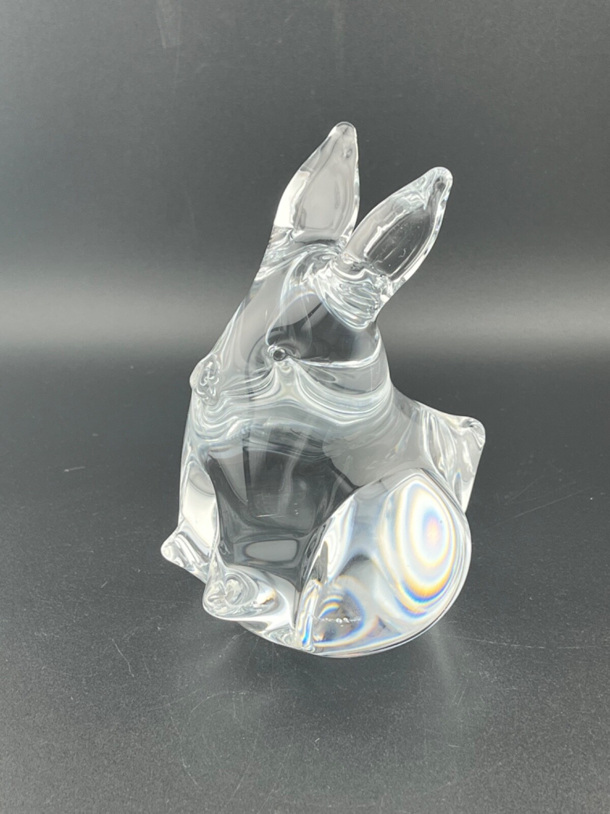 Lord and Taylor Crystal Rabbit Bunny Figurine Paperweight made in Sweden