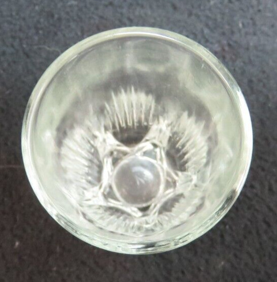 Vintage 1940s Child’s Glass Tumbler 2-1/4-inch tall Clear Glass