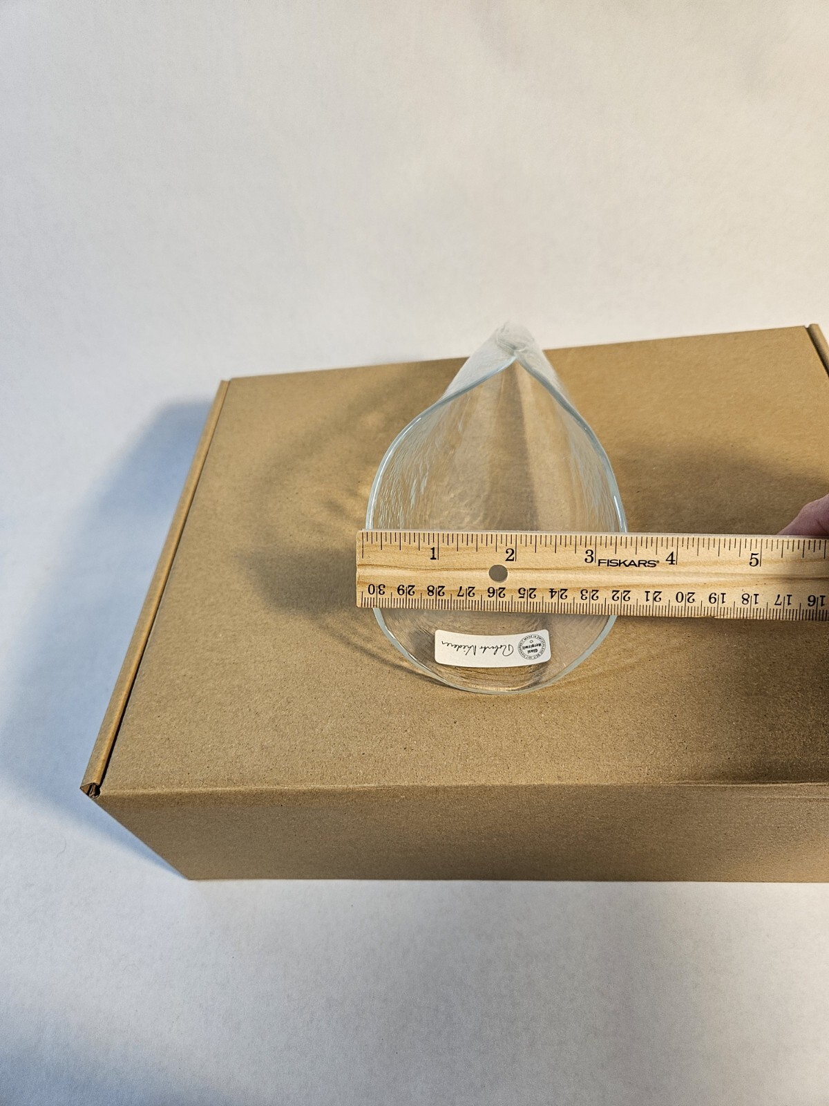 Glasi Hergiswil Handblown Artist Roberto Niederer Vtg Textured Handblown Glass