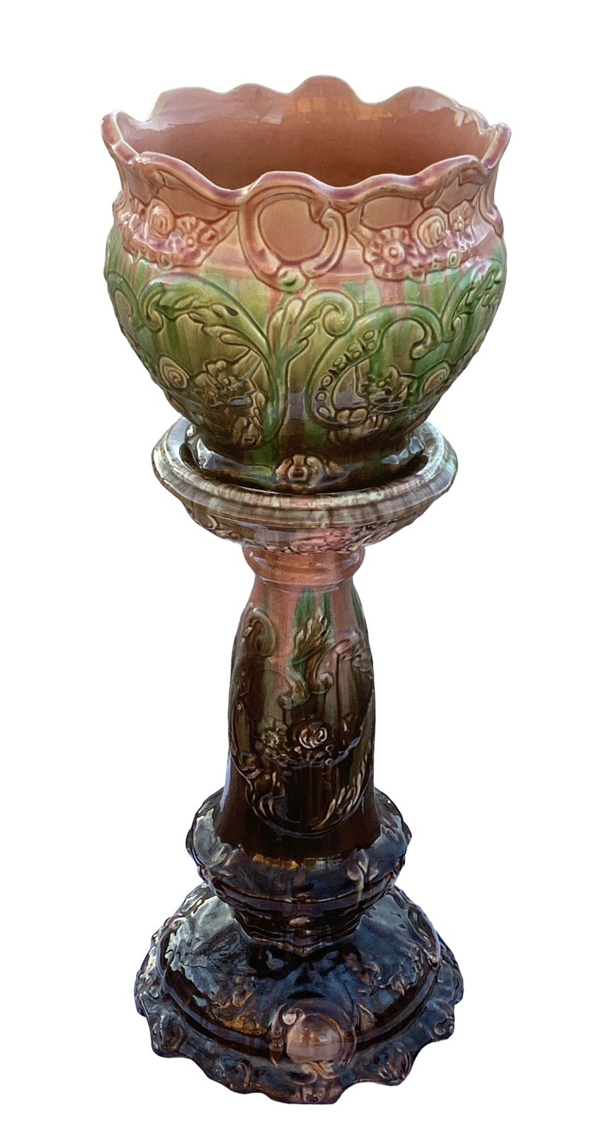 Weller Jardiniere and Pedestal