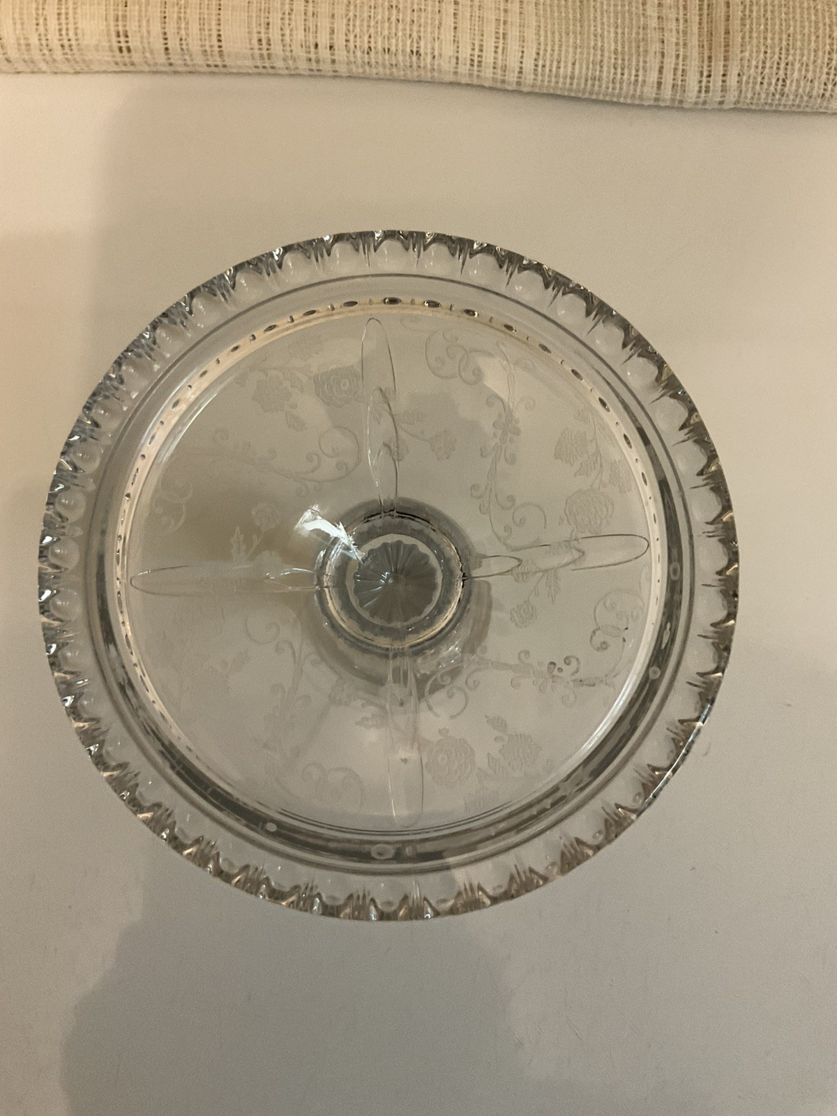 Pair Cambridge Rose Point 6 In Tall Rosepoint Candle Holders Rams Heads