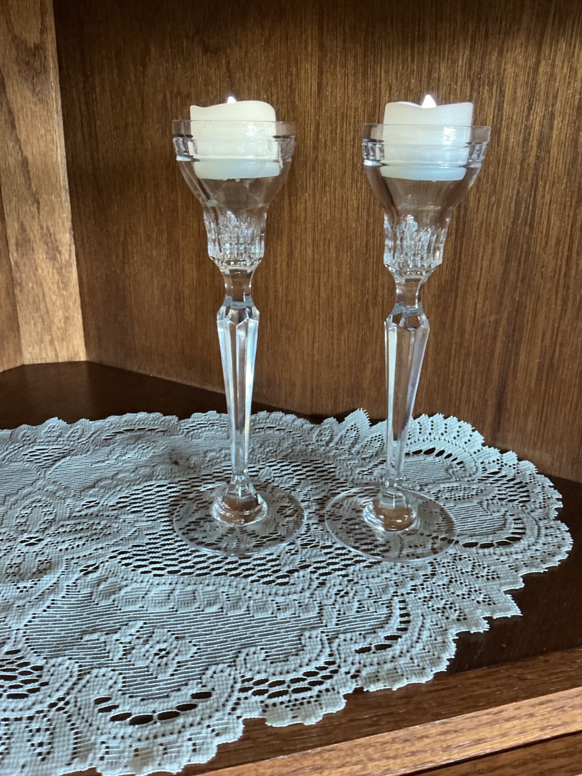 WATERFORD 8″ candlesticks