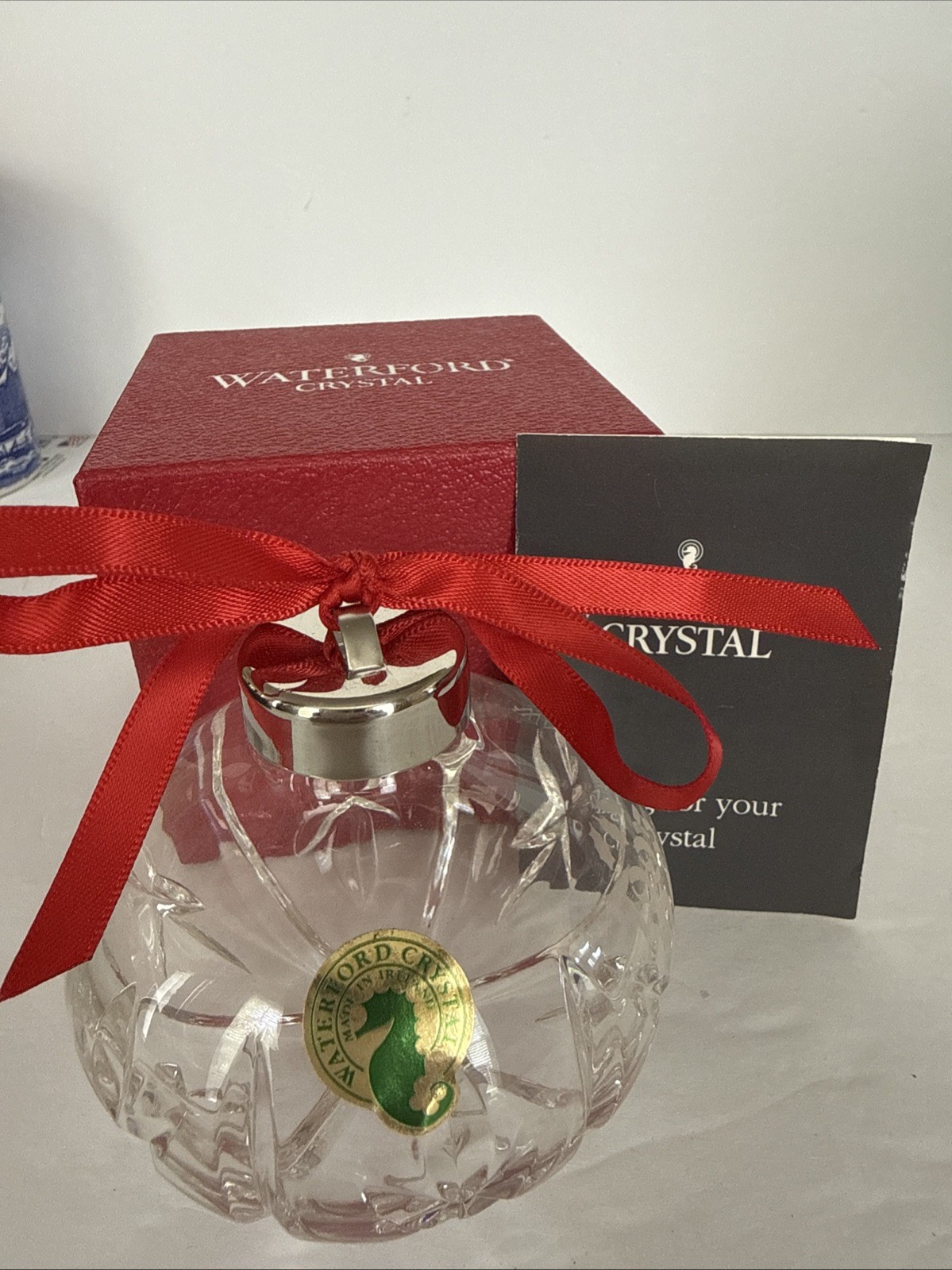 Waterford Crystal 1995 4th Edition Ball Christmas Tree Ornament NIB