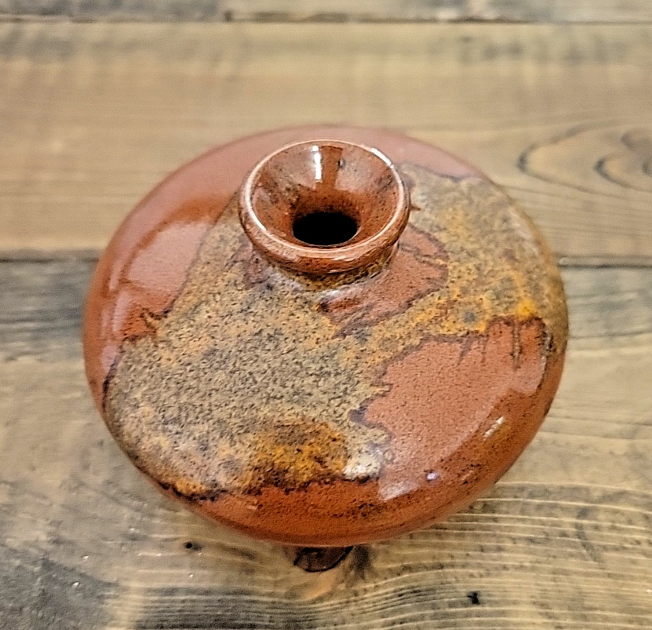 Vintage Signed Bud Vase small