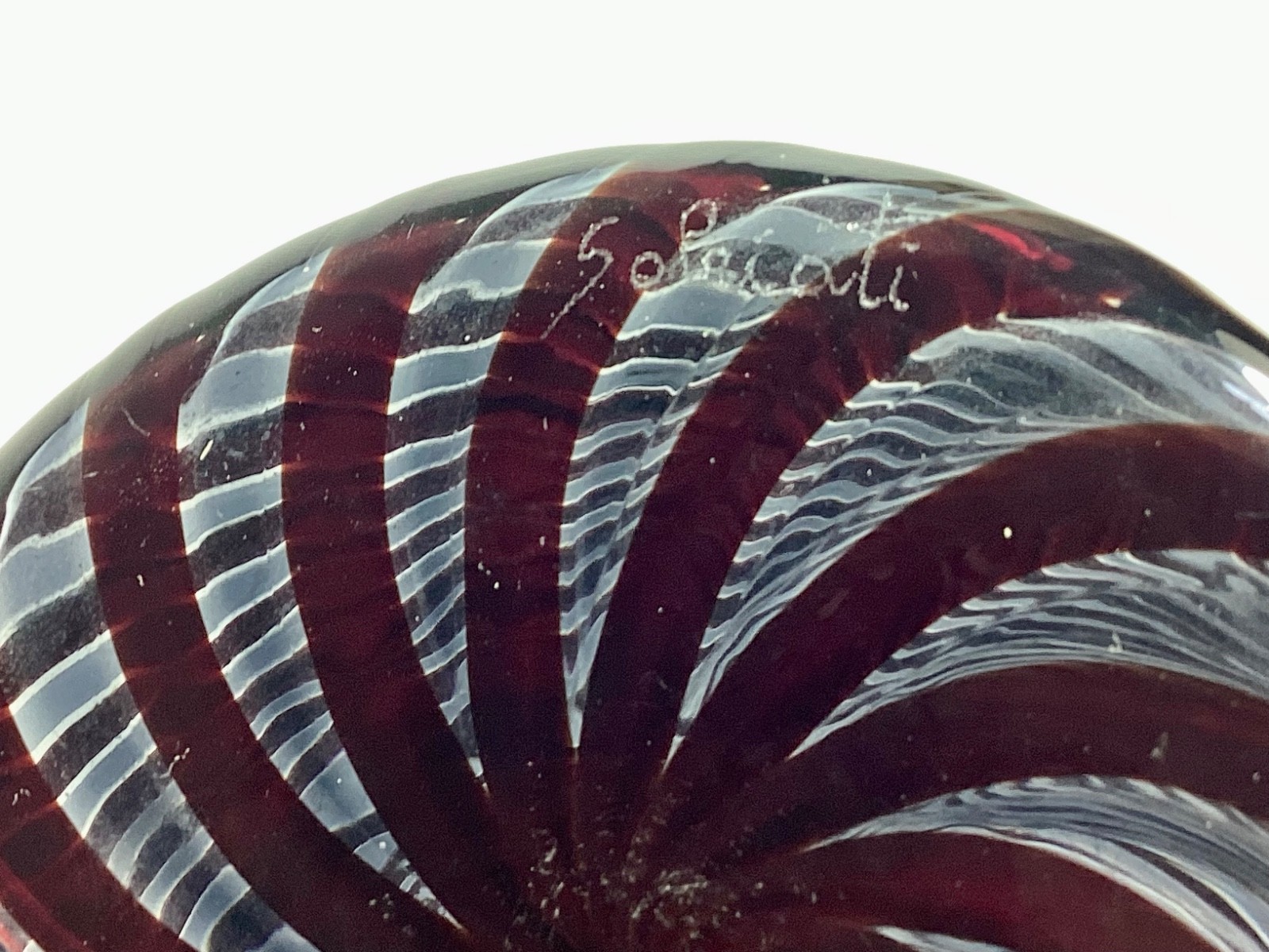 MURANO GLASS SIGNED SALVIATI … Mid century Barovier Venini Gio Ponti Italy era ✨