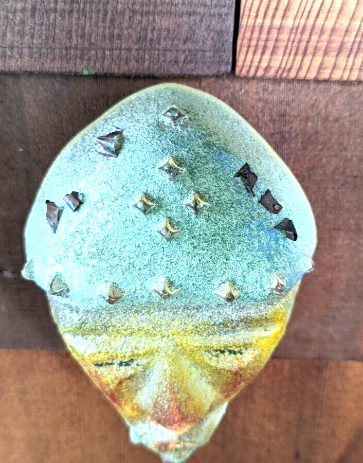 Art Glass Mask – Signed by Diane Ferland – Cassandre Handmade Canada – Colorful