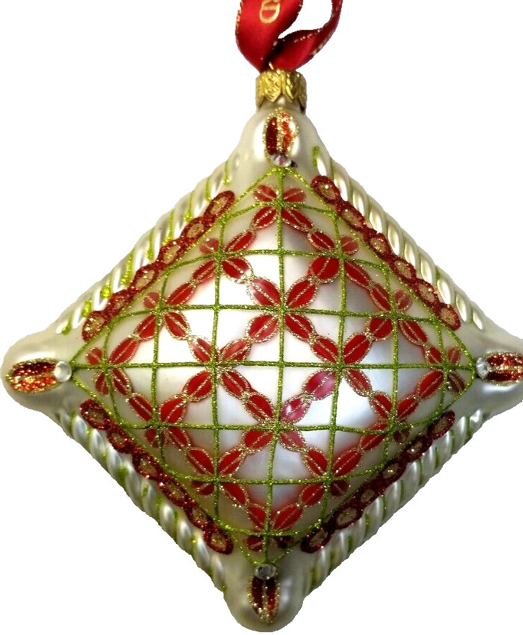 Waterford Pearl Pillow Ornament Holiday Heirloom Nostalgic 2015 Ltd Ed 40010802