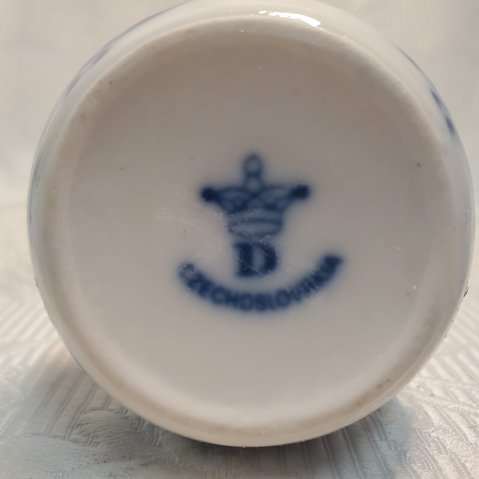 Zwiebelmuster Blue Onion Bud Vase 3 3/8” Czech – Excellent Condition