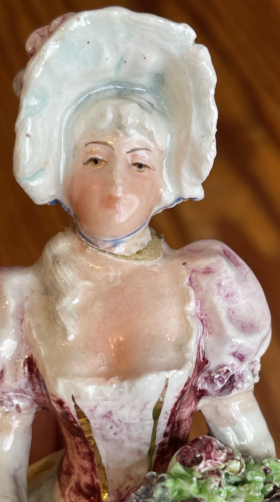 ANTIQUE CERAMIC FIGURINES MAJOLICA GERMAN AUSTRIA BERNARD BLOCH ? 1900-1919