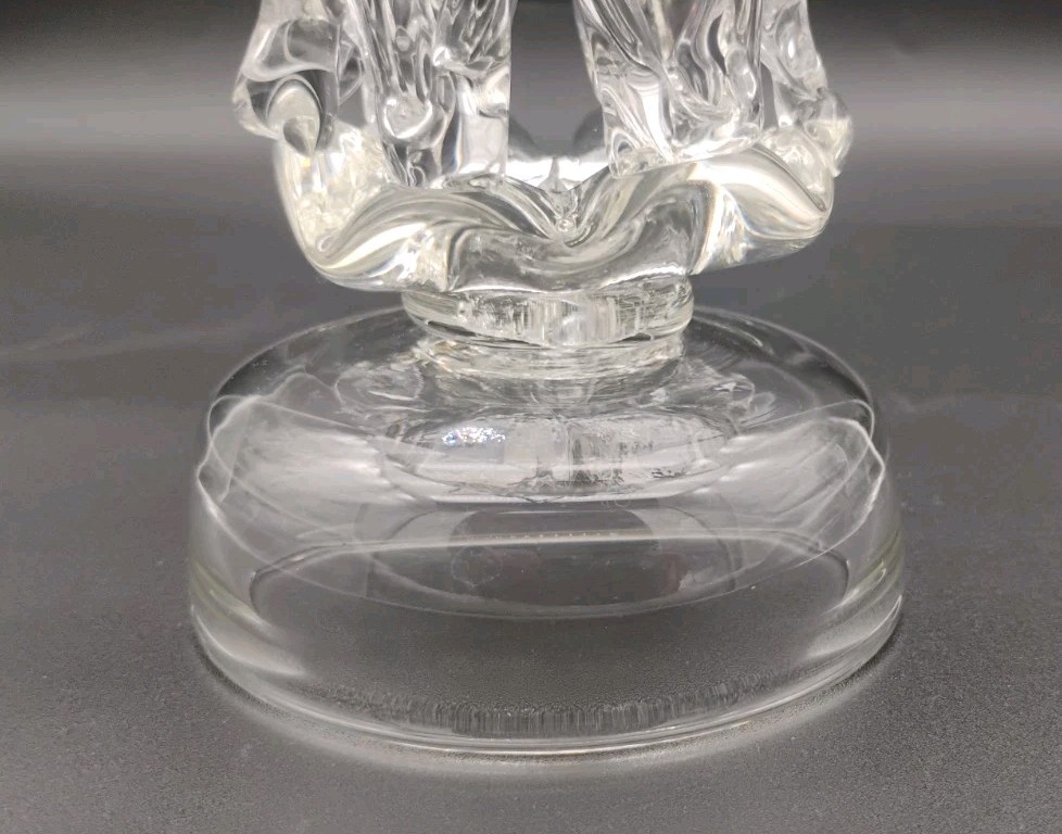Murano Barovier Openwork Lattice Vase 1950’s MCM Height 6 3/4″ Italy