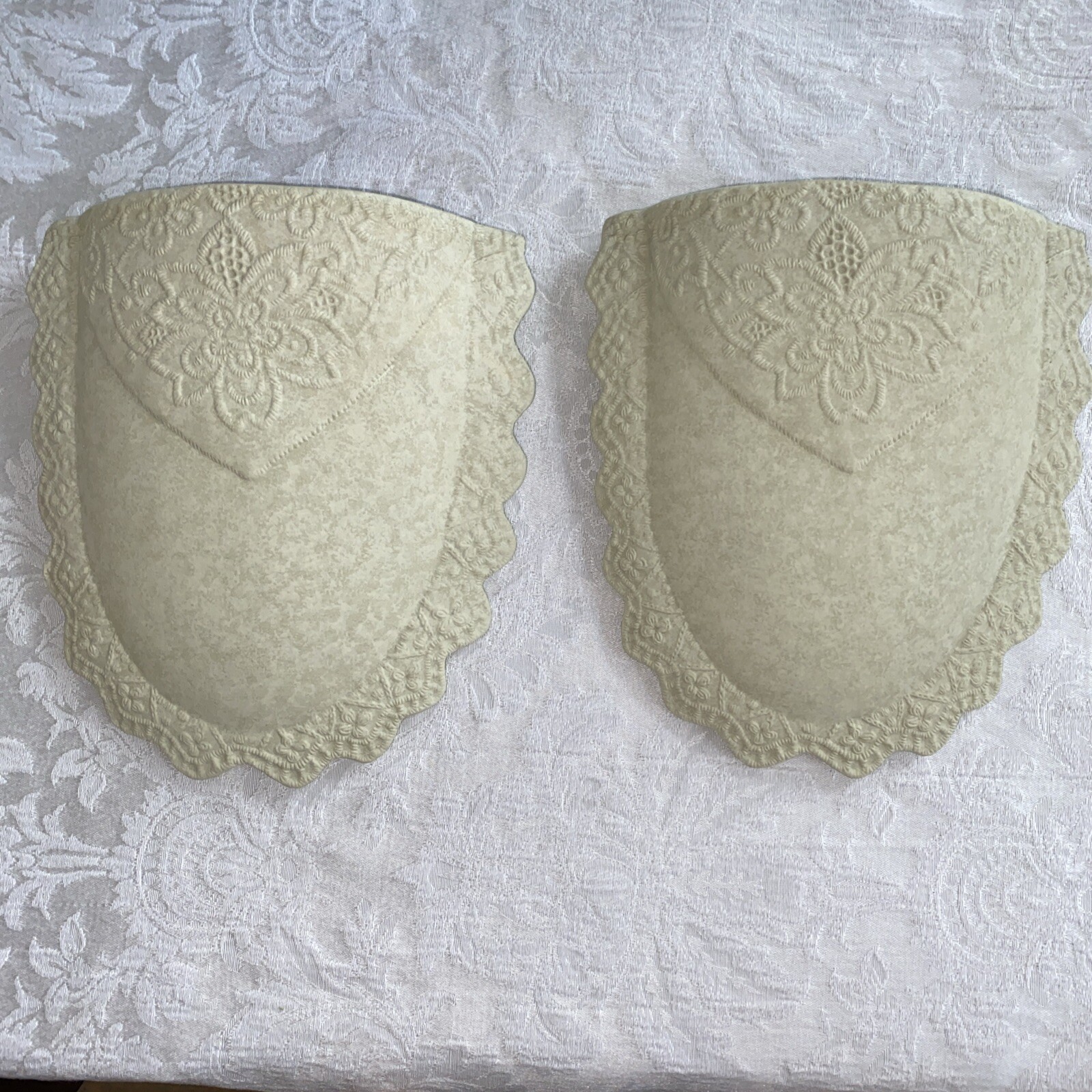 Pale Green Wall Pocket 8” Mission Pottery for Flowers – 1 pair