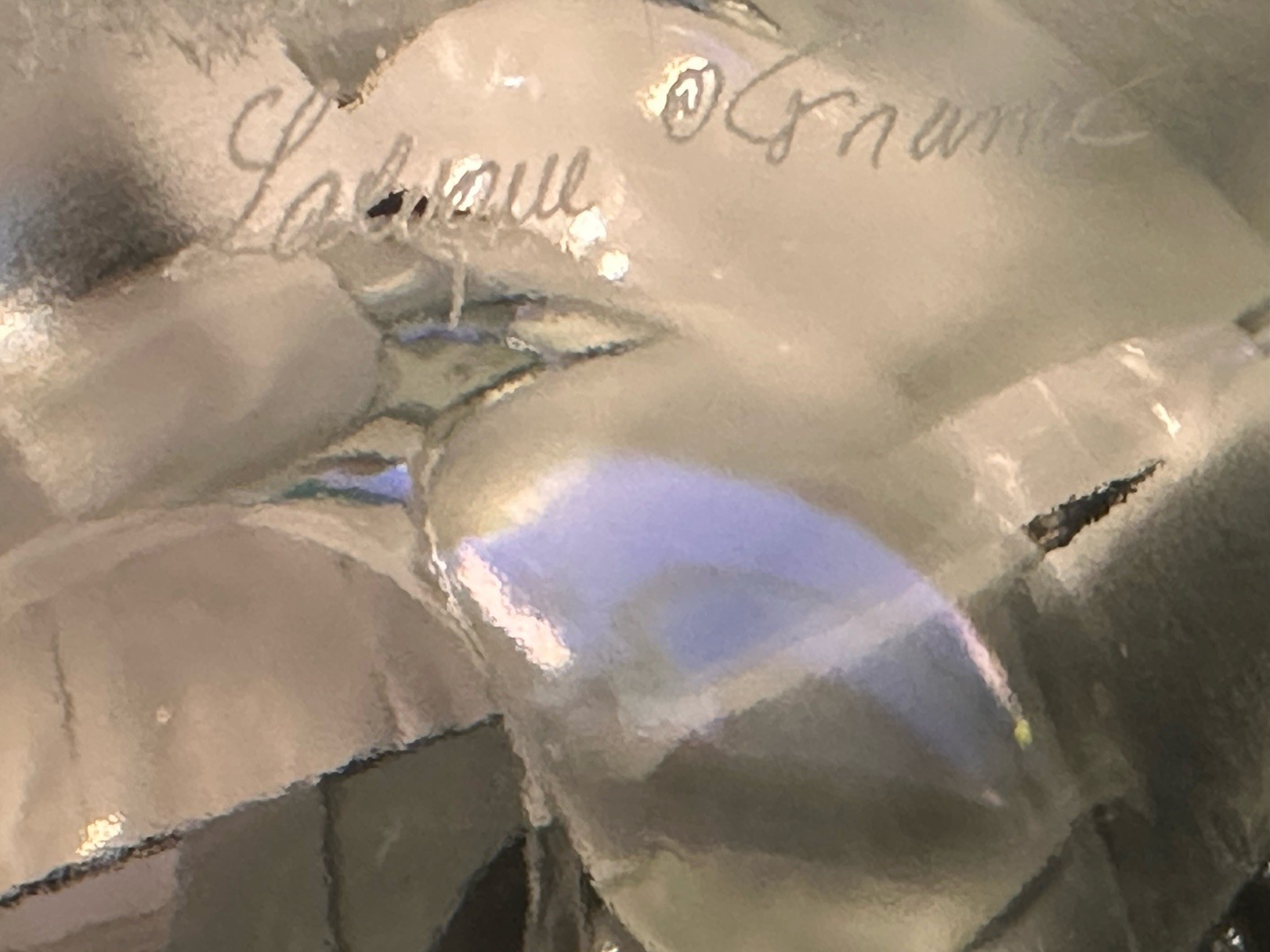 Lalique France Ingrid Crystal Vase WITH ORIGINAL BOX Marc Lalique Frosted 10.5”