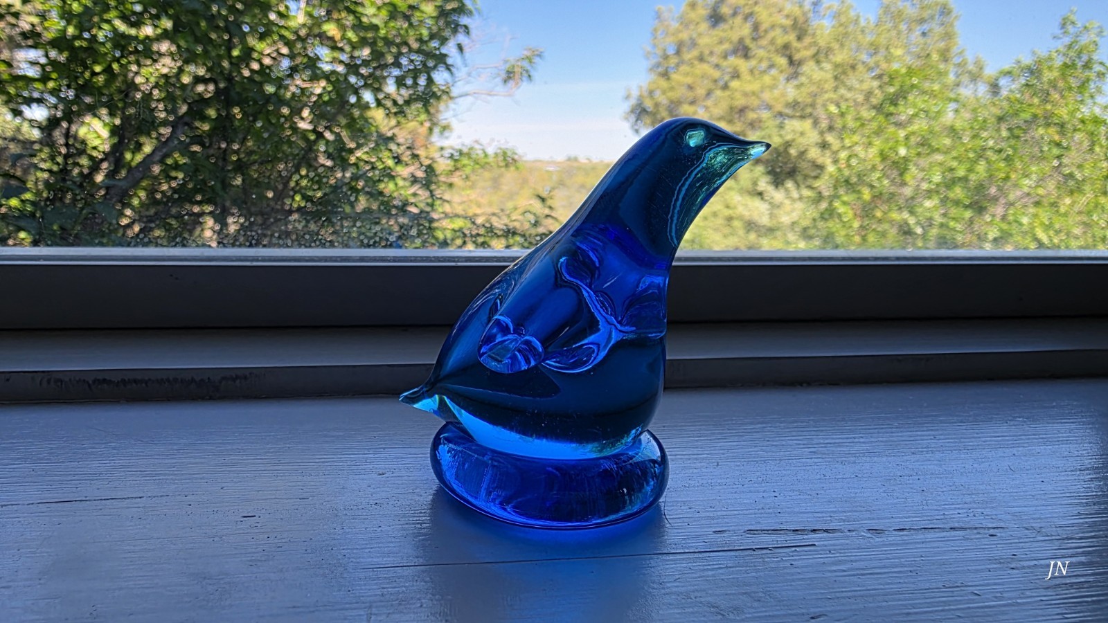 Leo Ward Est. Terra Studios Glass Penguin Very Rare with Sticker!