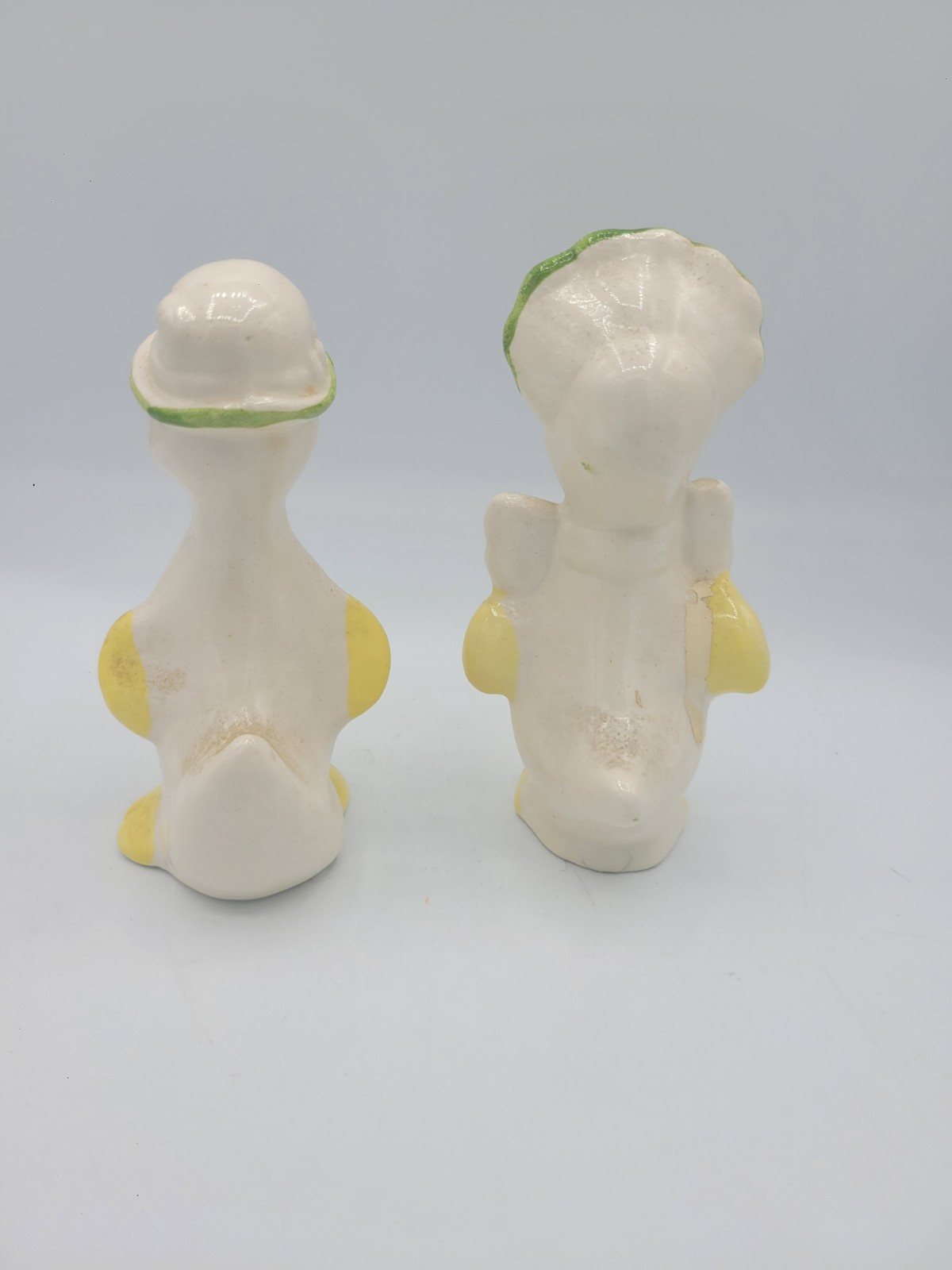 Rio Hondo Pottery Set Duck Figurines Ma & Pa California Ceramics