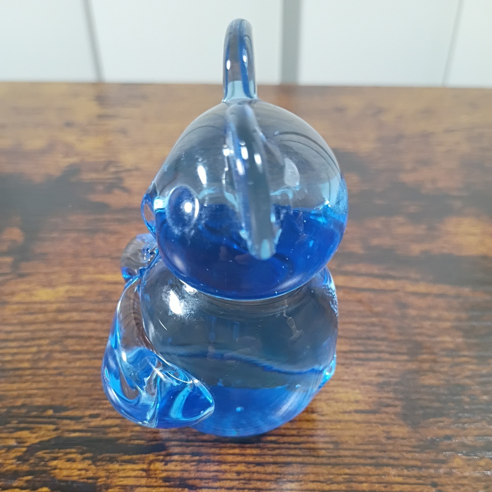 United States Commemorative Fine Art Gallery Koala Bear Blue Art Glass Figurine
